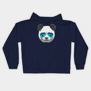 Panda with sunglasses Kids Hoodie